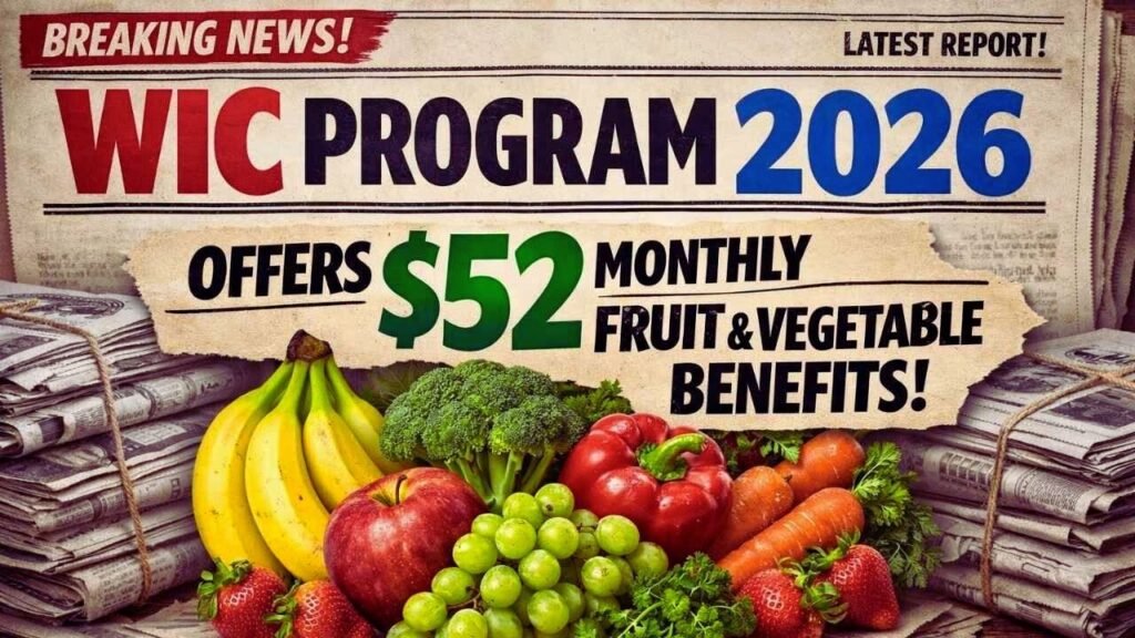 WIC Program 2026 Offers $52 Monthly Fruit